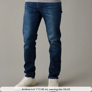 Like new flex blue jeans